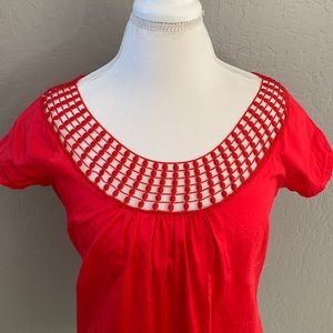 F21 Red Blouse